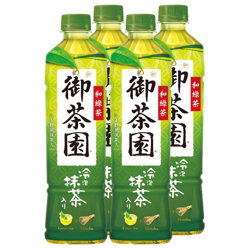 御茶園 和綠茶抹茶入(無糖) 550ml, , large