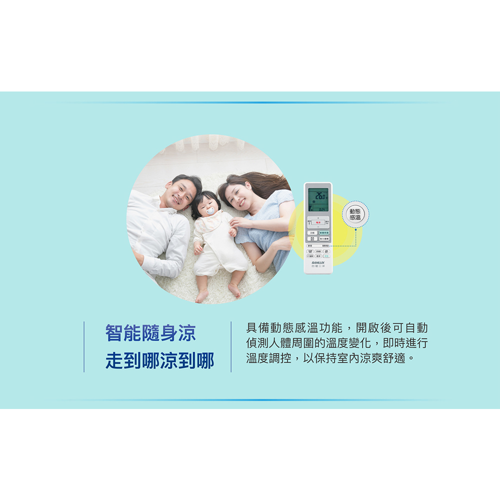 SANLUX 2-4 Ping R32 Inverter AC SAC-V22HR3/SAE-V22HR3, , large