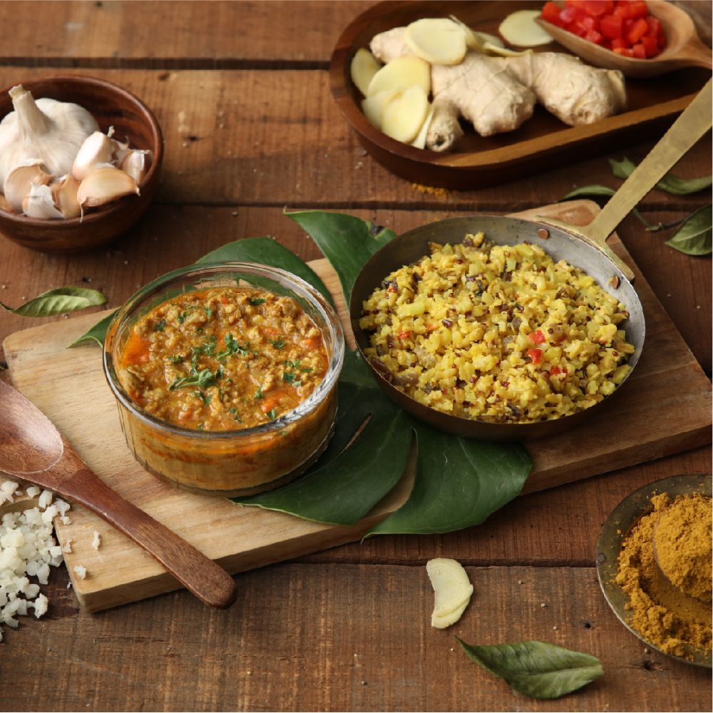 Indian Turmeric Cauliflower Rice(200g), , large