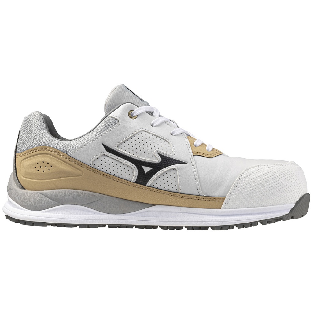 MIZUNO PRIME FIT HW Ⅱ 11L 防護鞋 白 3E楦 高級舒適 柔軟回彈 F1GA247101, , large