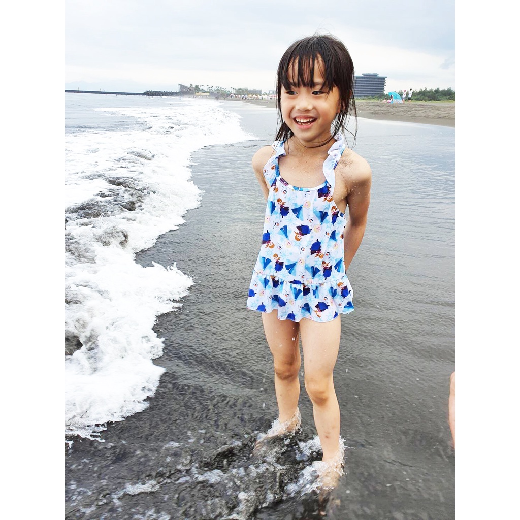 Bonne Nuit 迪士尼泳裝-冰雪奇緣(藍) 90, , large