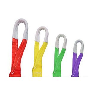 WIN 五金 WIN 3T-1M-6M 破斷:5倍尼龍吊帶 布帶 吊重 工地安全 工程安全 起重工具 起重吊帶 雙環吊帶, , large