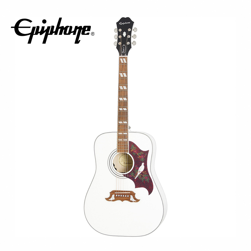 Epiphone Dove Pro Limited Edition 面單板電民謠吉他 白色款 (限量版)【敦煌樂器】, , large