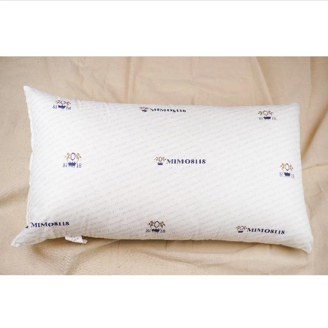 [Kaimei Cotton] Made in Taiwan. Hotel-grade pillow with balanced support. Premium 8118 compressed fill. Anti-mite & antibacterial protection., , large