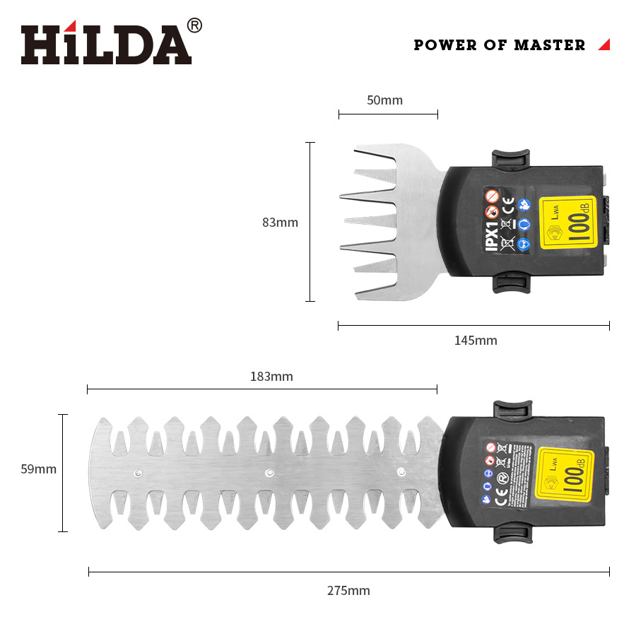 【HILDA】希爾達電動工具 7.2V充電式 無線 籬笆剪 能割草 修籬笆, , large