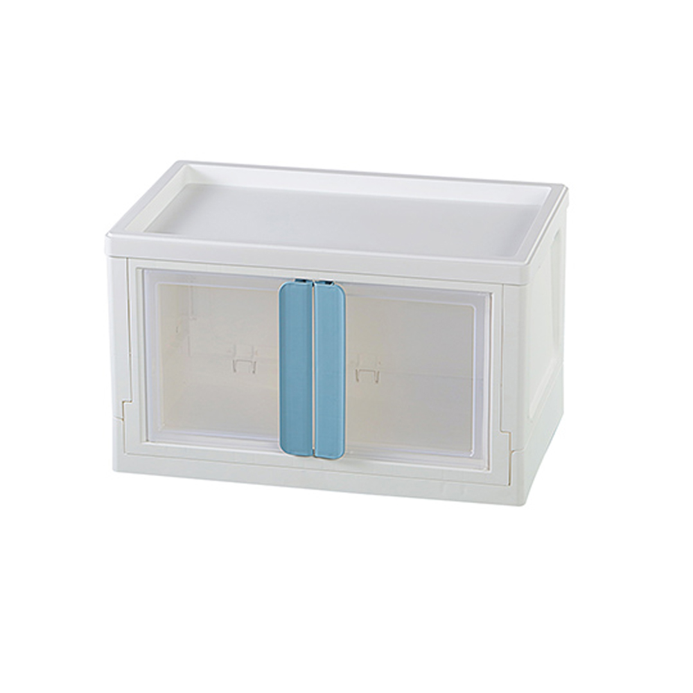 【真心良品】雪山磁吸式雙開收納櫃45L