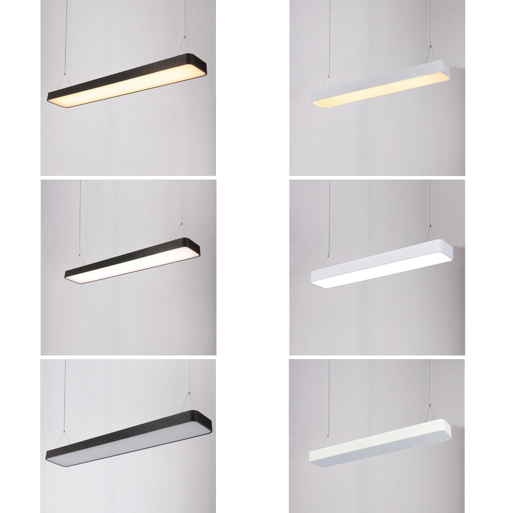【H&R安室家】 OA LED吊燈 ZA0064, 黑色, large