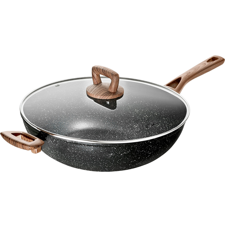 ASD American non-stick frying pan 34cm, , large
