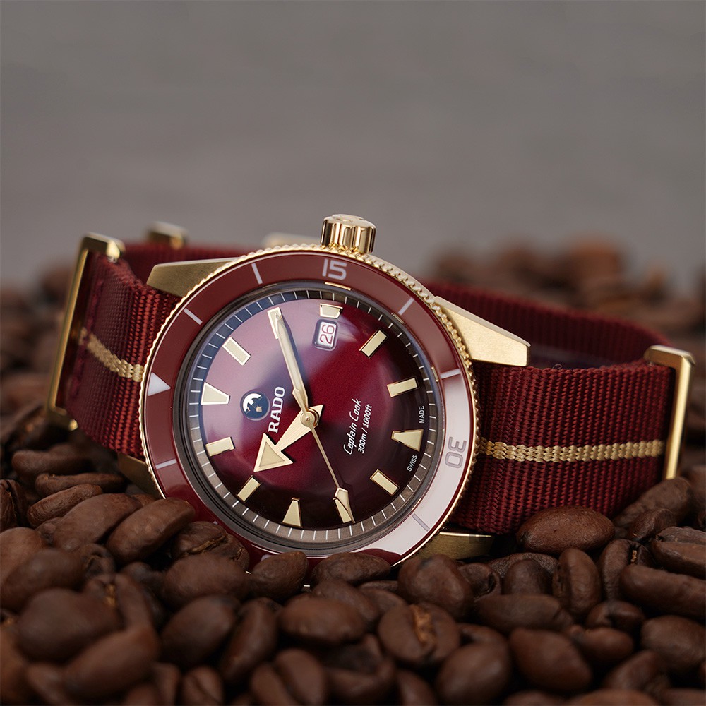RADO 雷達 庫克船長青銅自動機械腕錶-42mm R32504407, , large