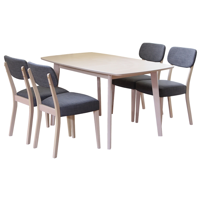 One table and four chairs, , large
