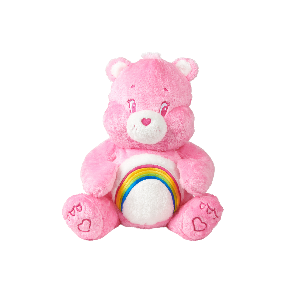 Care Bears 玩偶毛毯組 (粉), , large