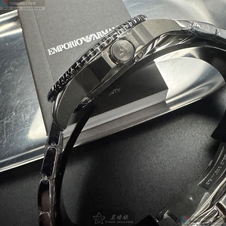 [星晴錶業]ARMANI手錶,42mm,AR00083古銅色錶面古銅色錶殼金銀相間精鋼錶帶款, , large