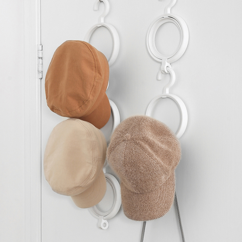 【上手家居】可疊加帽子收納架-4個(帽架/帽子架/帽托/掛帽架/帽子掛鉤/掛帽/帽子掛架/門後掛鉤/掛鉤), , large