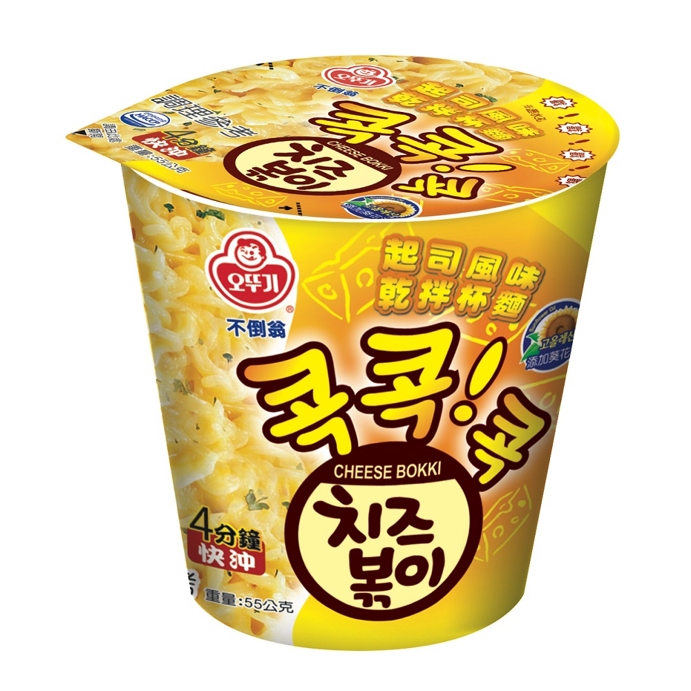 不倒翁起司風味乾拌麵55g(杯裝), , large