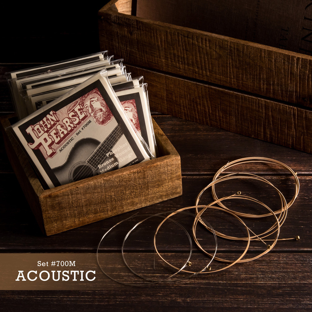 John Pearse 700M 磷青銅 13-56 民謠吉他套弦【敦煌樂器】, , large