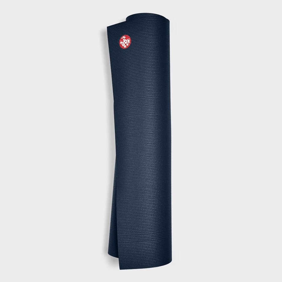 【LOTUS】Manduka PRO Mat 瑜珈墊 6mm Midnight深藍 德國製 PVC 台灣公司貨 現貨免運, , large