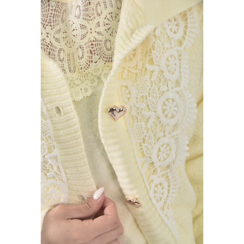 (L) niceioi兩件式黃色長袖上衣二手衣, , large