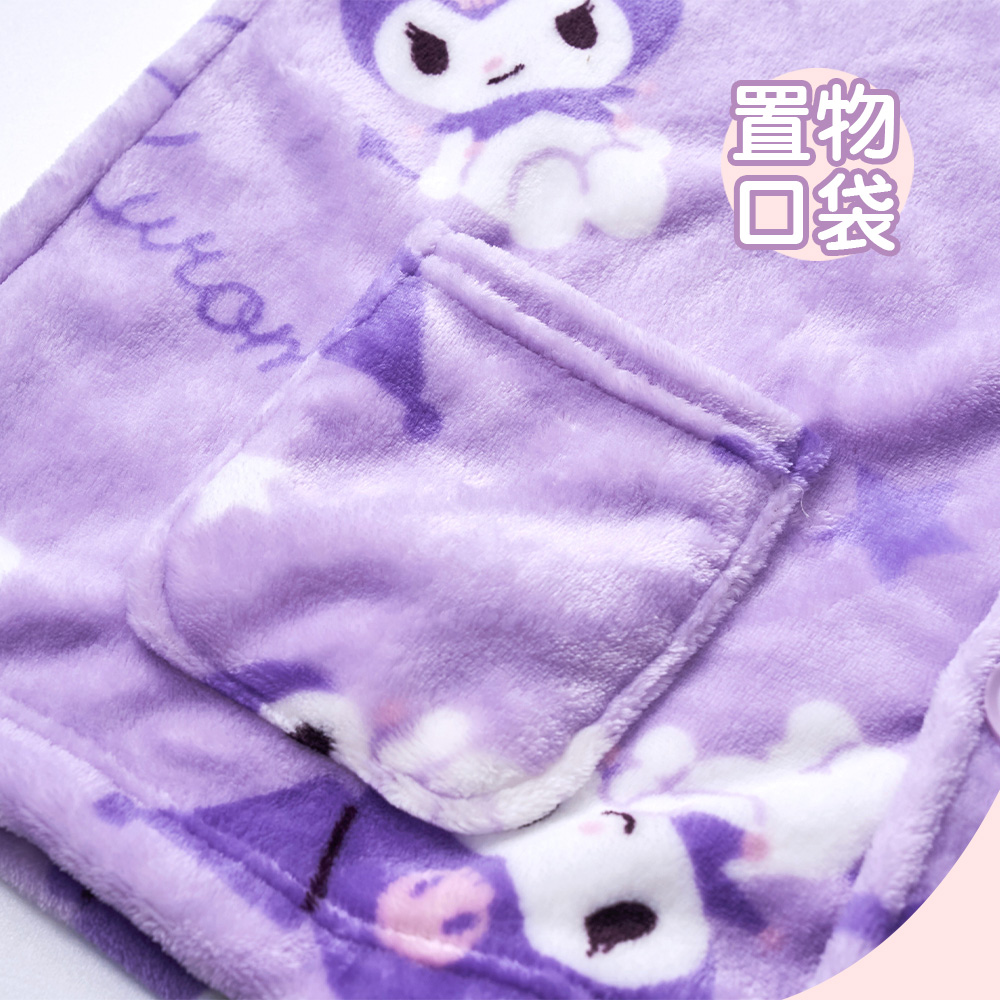 三麗鷗 酷洛米珊瑚絨睡衣【旺達棉品】 KU-NB01, , large