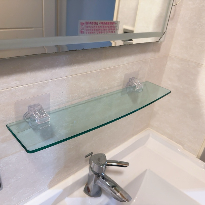 [Beargood sticker] Long Acrylic Wall Shelf, , large