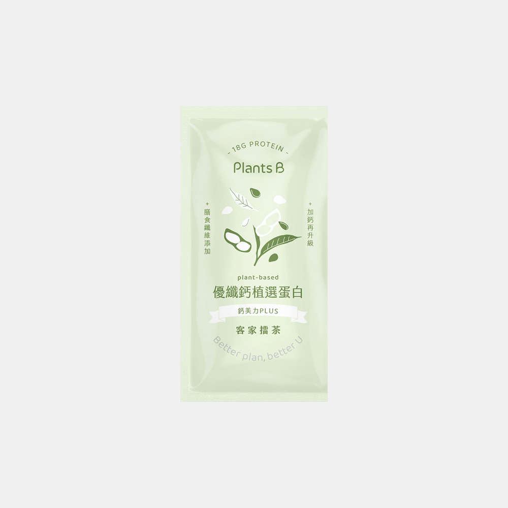 優纖鈣植選蛋白隨手包35g-客家擂茶｜彼蛋白, , large