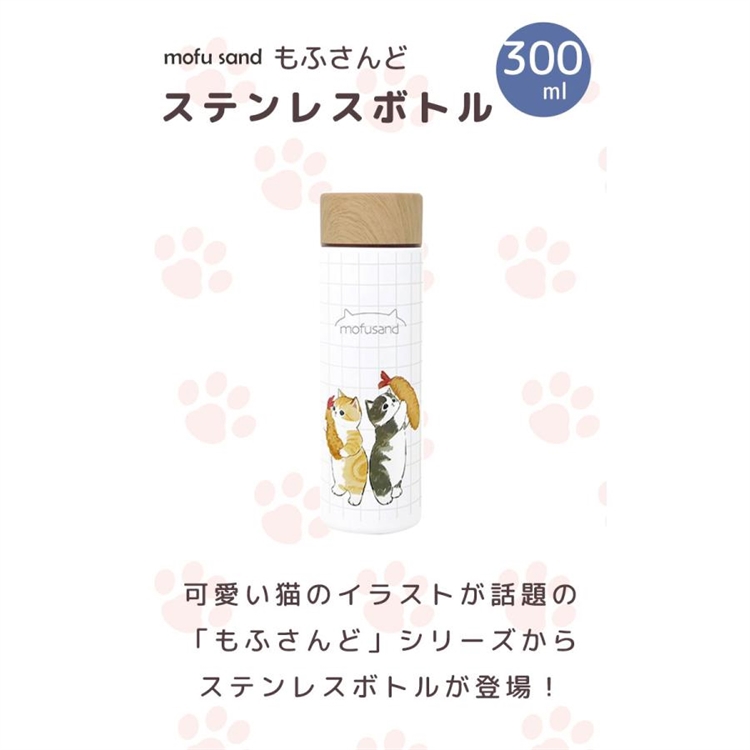 【毓秀堂】東亞金屬 mofusand不鏽鋼保溫瓶300mL(白), , large