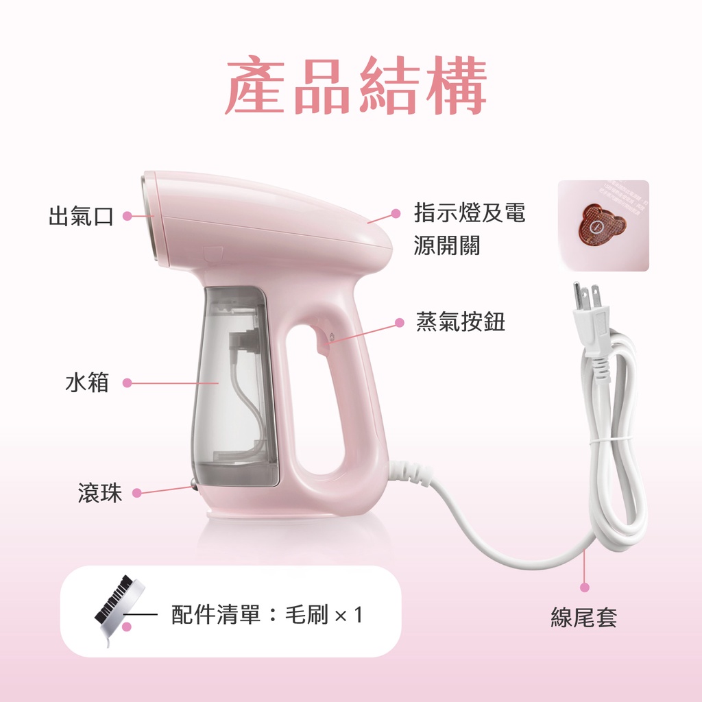 AIWA 愛華 手持蒸氣掛燙機 ASI-230, , large