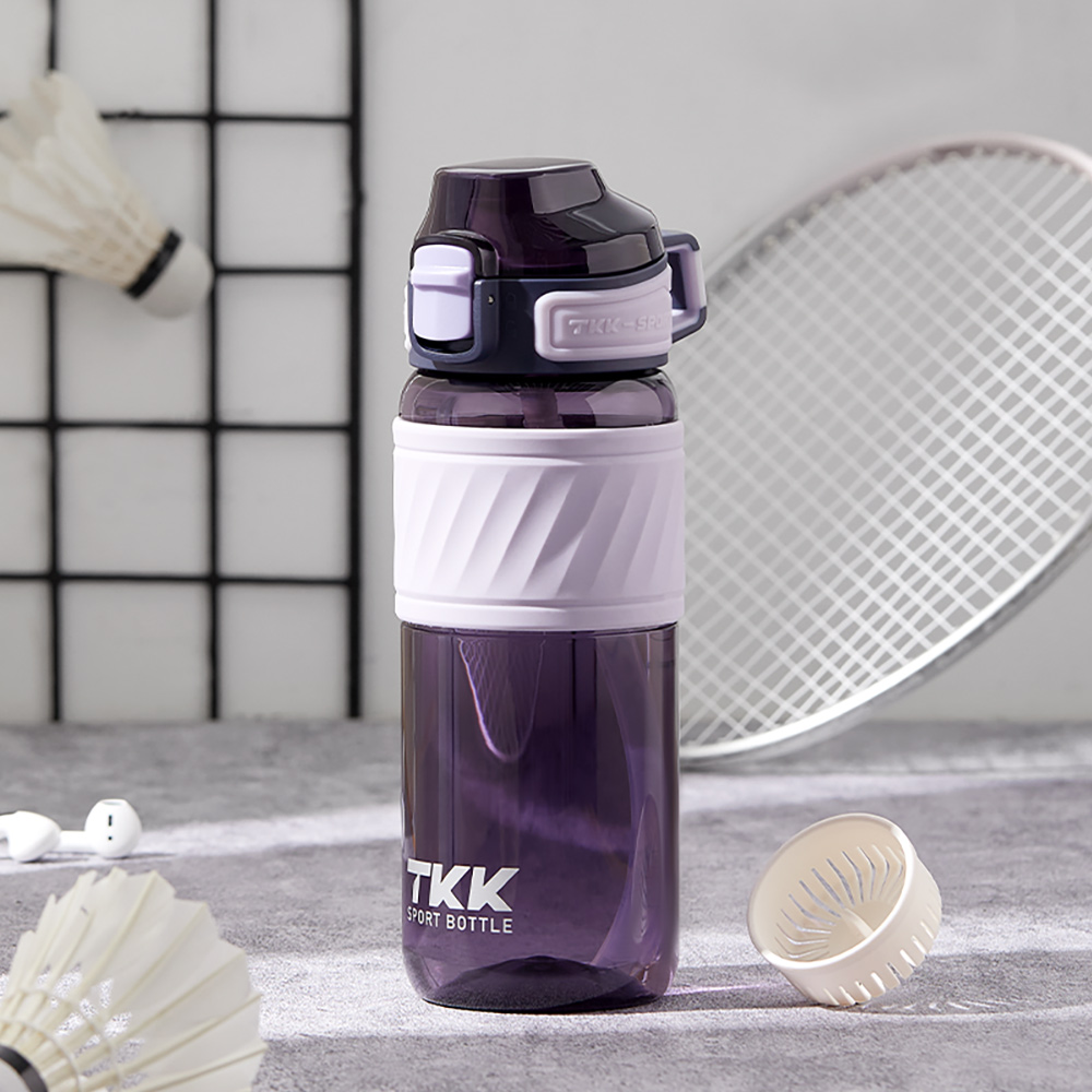 【TKK】美國進口Tritan 哈崙系列 手提式 直飲+吸管 運動水壺 隨身杯 600ML-任選色, , large