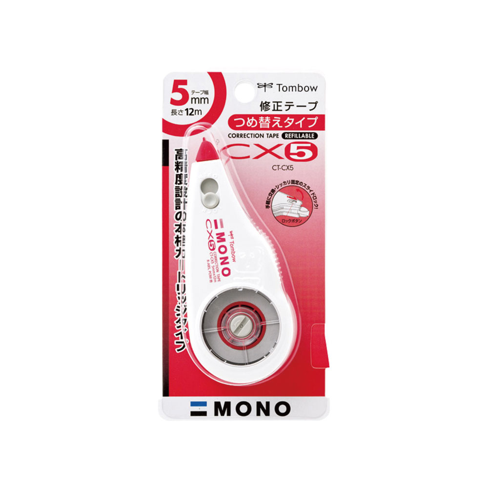 【TOMBOW】蜻蜓牌 修正帶 立可帶 5mmX12M / 個 CT-CX5, , large
