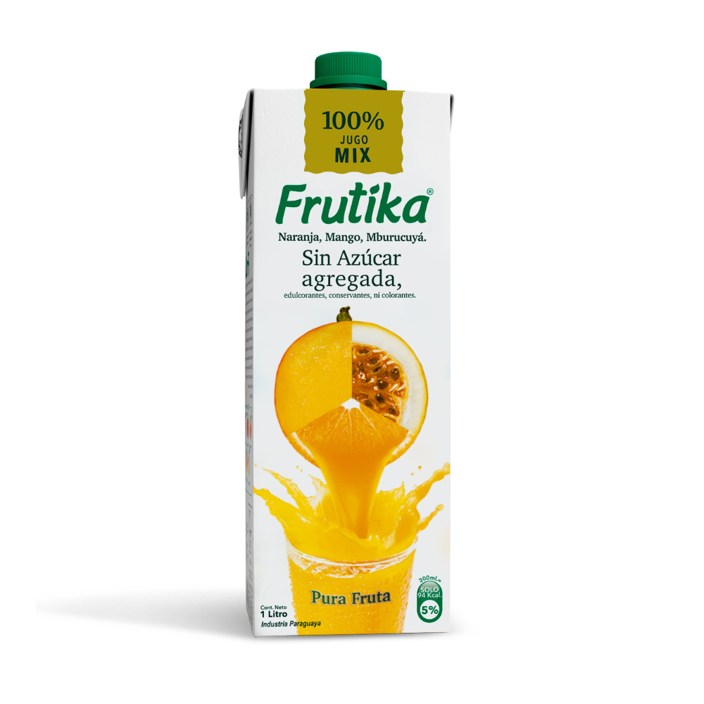 Frutika柳橙芒果百香果汁1L, , large