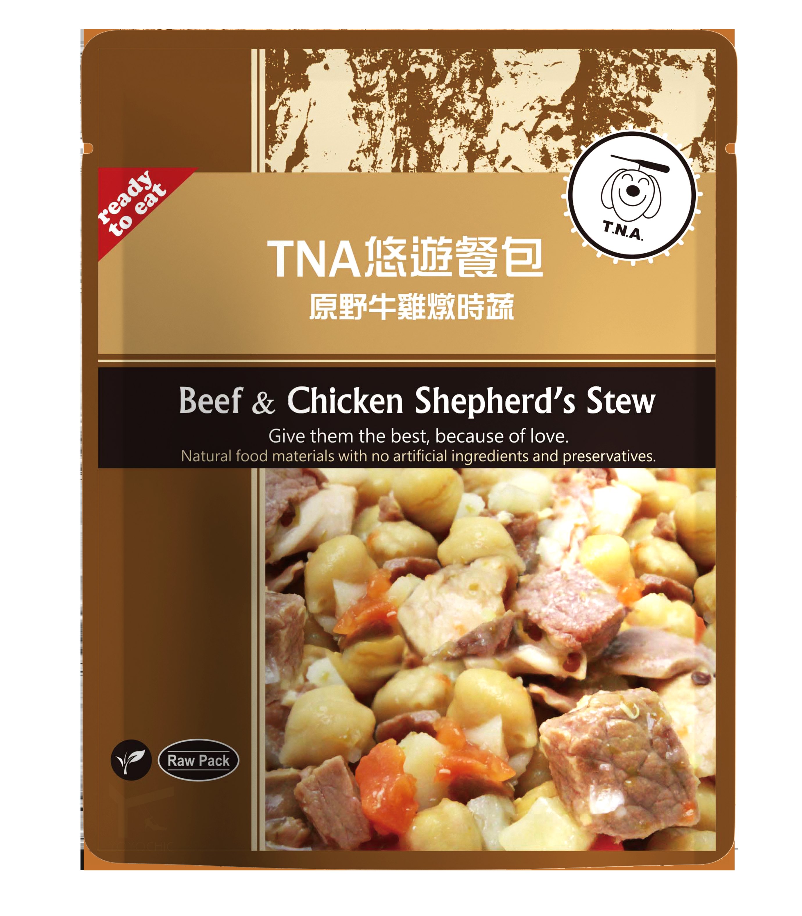 T.N.A. FRESH Food Seriss-Beef & Chicken Shepherd's Stew , , large