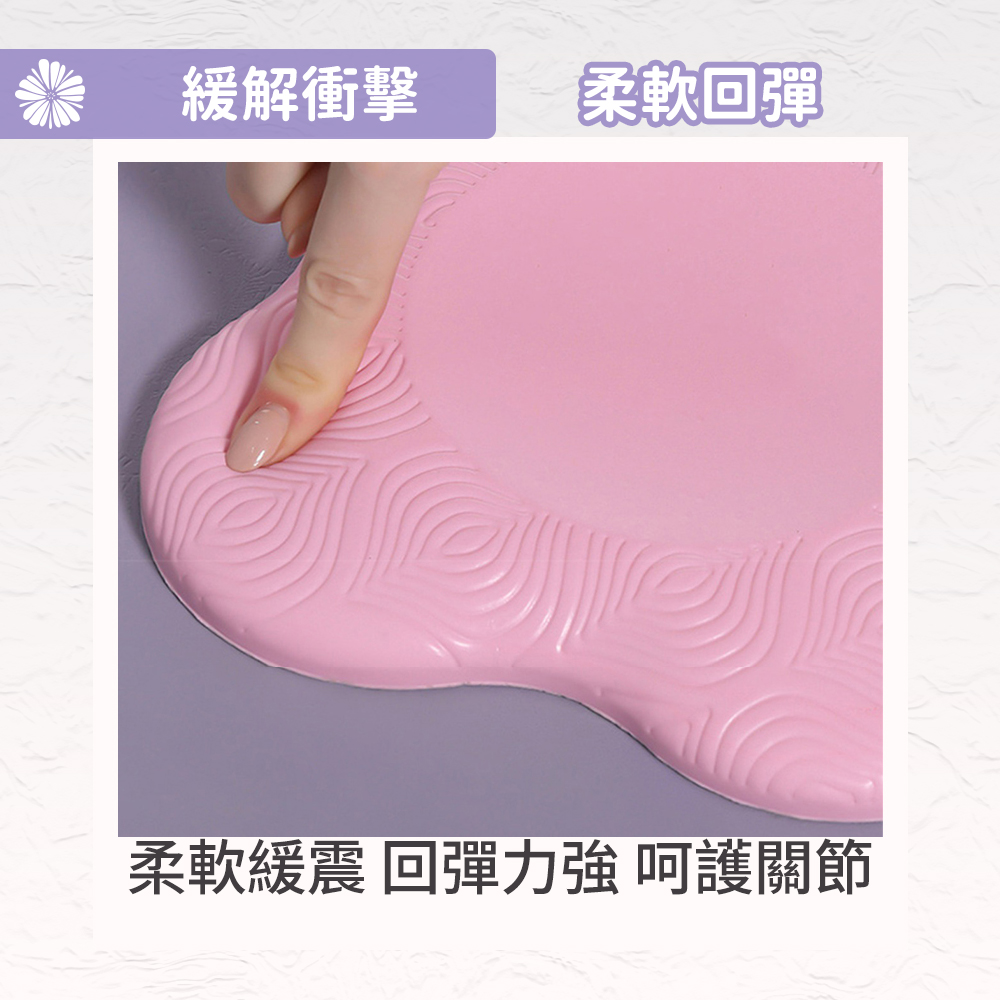 18mm Thick Yoga Knee Pads (1 piece)/purple, 紫色, large