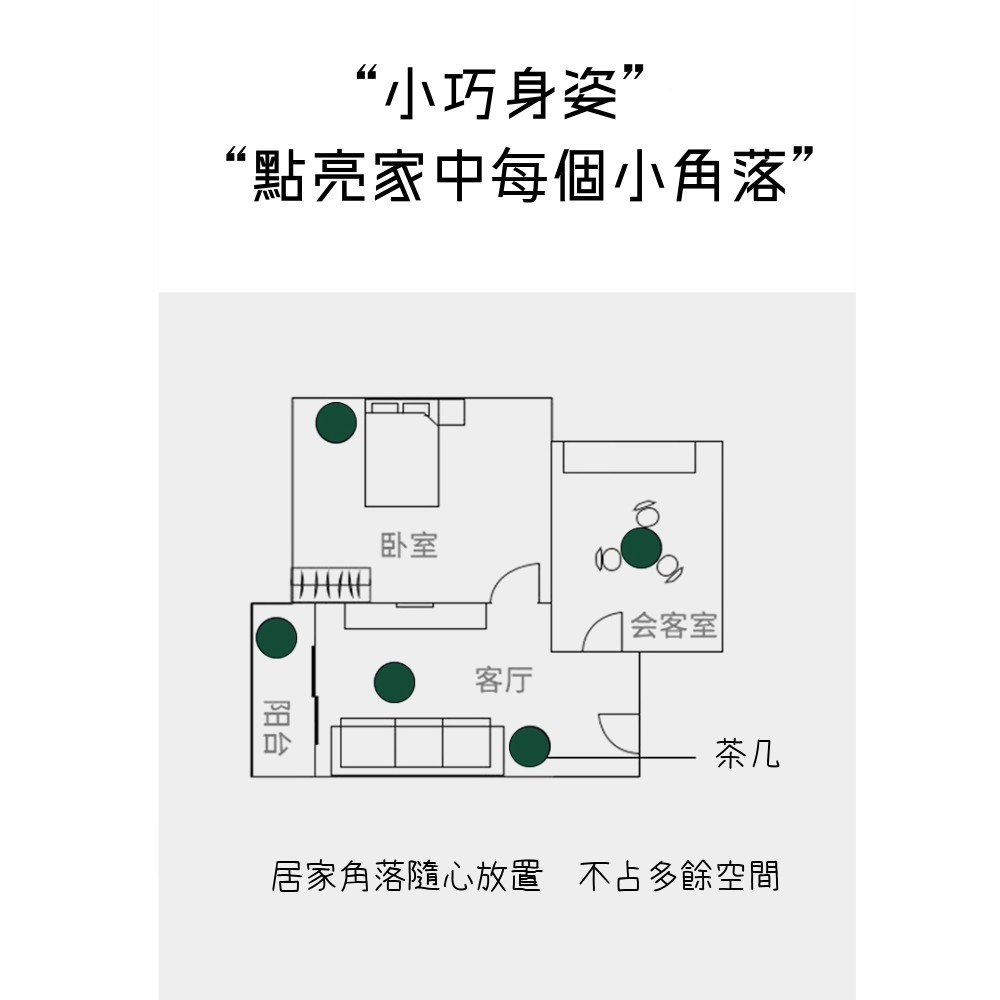 【AOTTO】北歐風雙層碳鋼折疊小茶几-藍色(FT-009B), , large