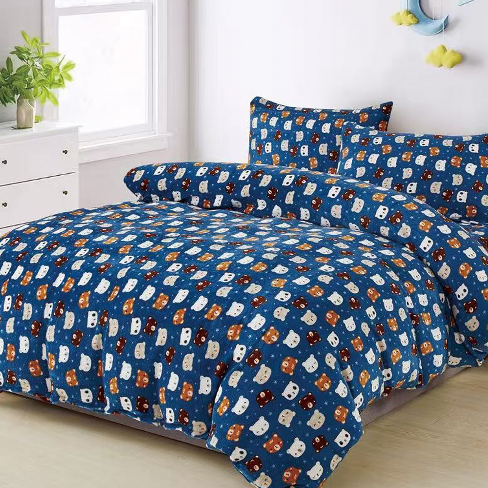 【Galatea葛拉蒂】法蘭絨冬季雙人加大床包四件組 多款任選, , large