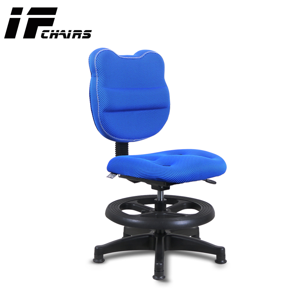 【InnoForma】IF-11 小熊椅背4D坐墊腳圈兒童椅 成長椅 電腦椅 辦公椅, , large