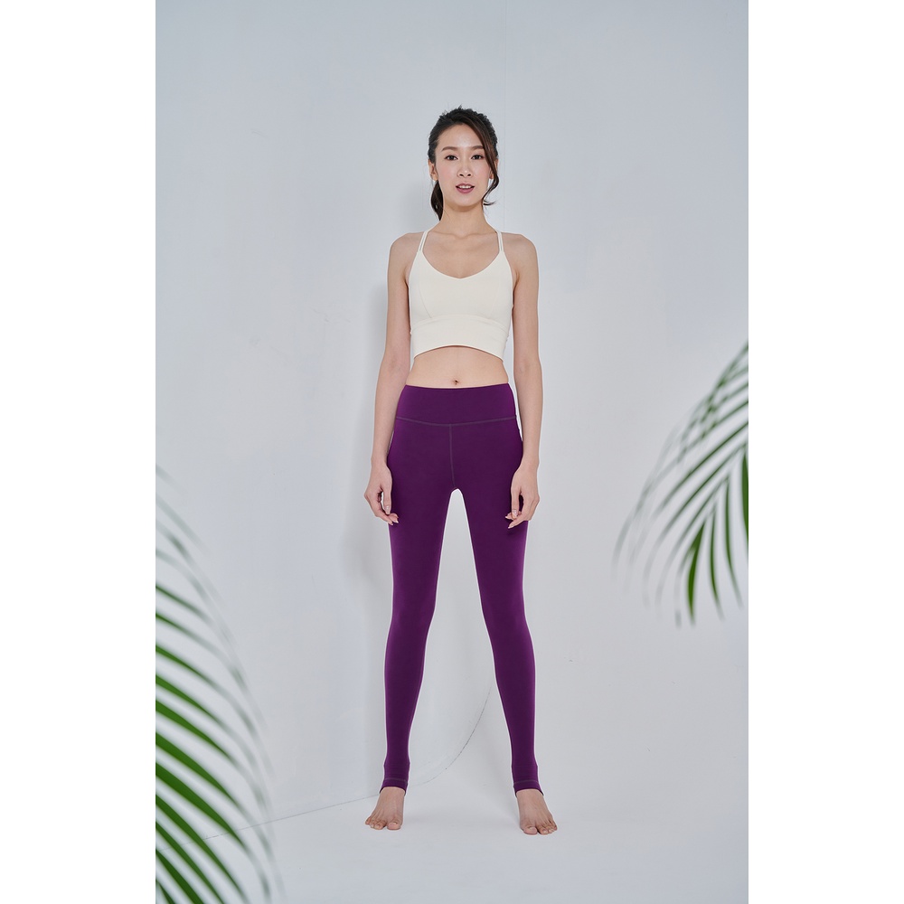 YOGA FLOW Alma Bra - 麻花短版上衣 - 杏仁白 Beige, , large