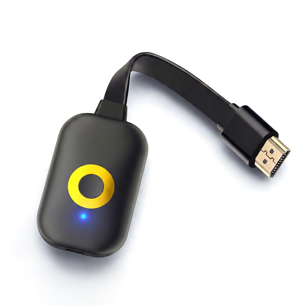 [10th Gen Ink Round] Enjoy 5G Dual-Band HDMI Wireless Video Projector (Phantom Black), , large