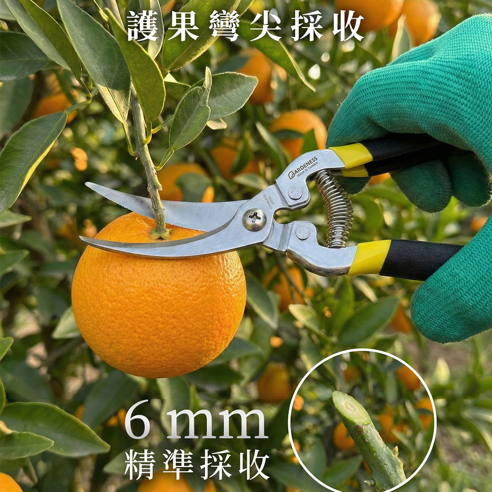 Gardeness HC-706SL 彎刃 採果剪 芽切剪 園藝剪 花藝剪 不鏽鋼刀刃, , large
