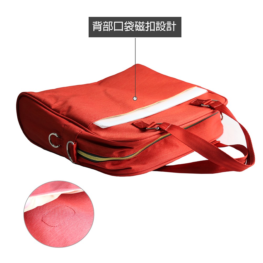 「NICHE 樂奇」高密度尼龍防潑水公事包 手提包 側背包 NCL-5304, , large