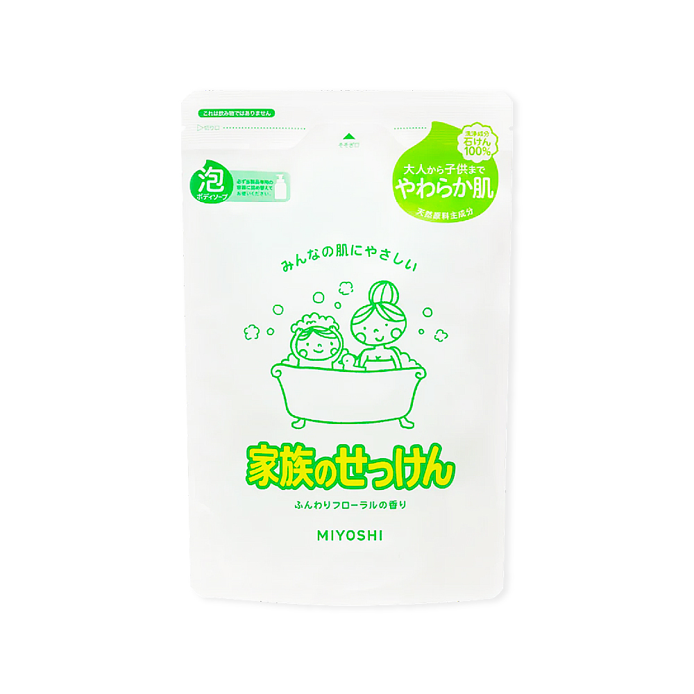 MIYOSHI Family Foam Body Soap Refill 550ml, , large