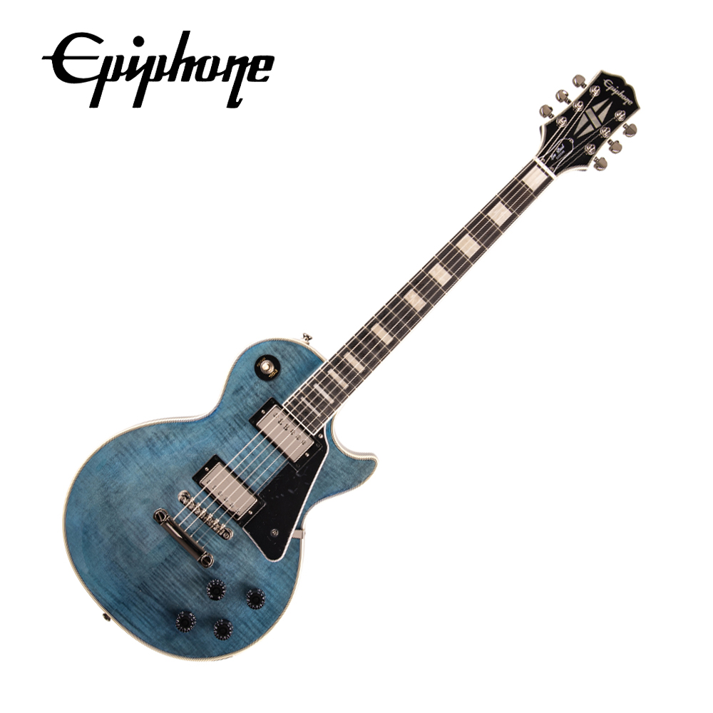 Epiphone Custom FIG TB 電吉他 虎紋湖水綠【敦煌樂器】, , large