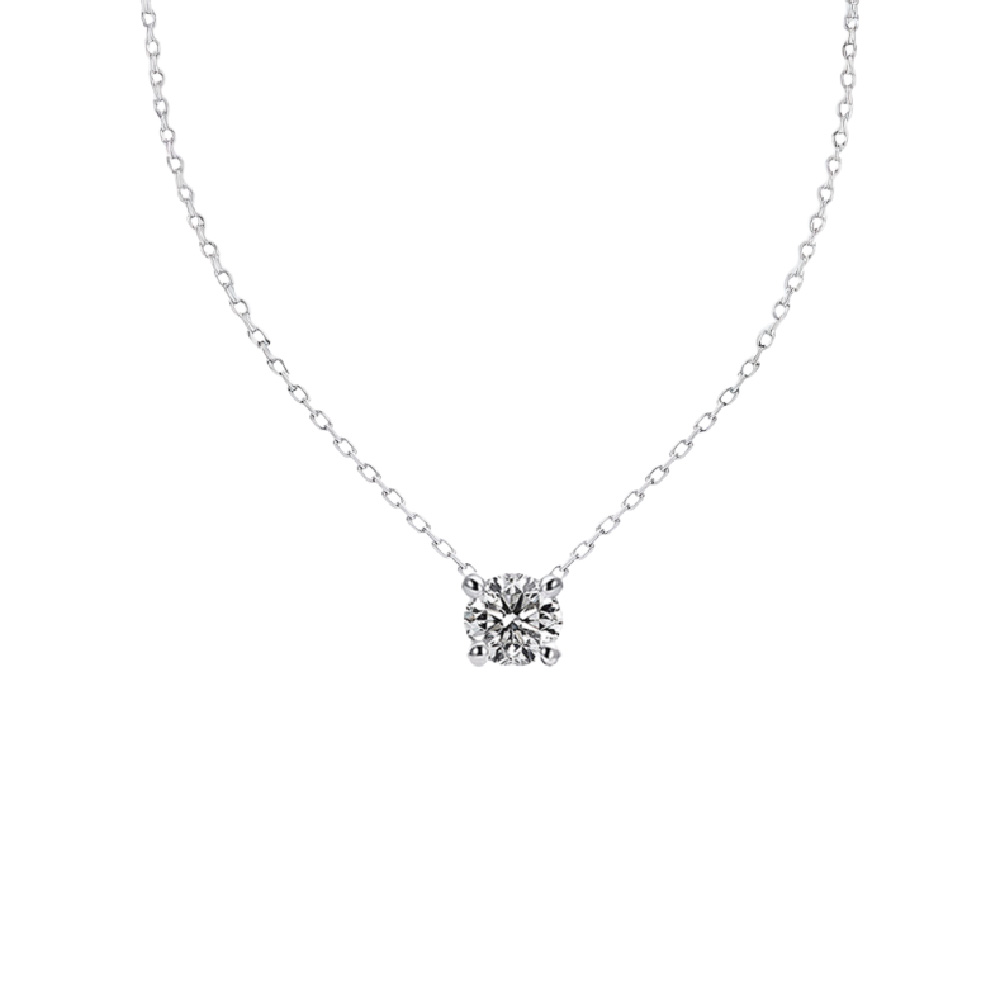 ChatGPT 說：  [BÉLLE MADAME] Shining Moment - 0.30ct Diamond Necklace (with Complimentary 0.30ct Lab-Grown Loose Diamond), , large