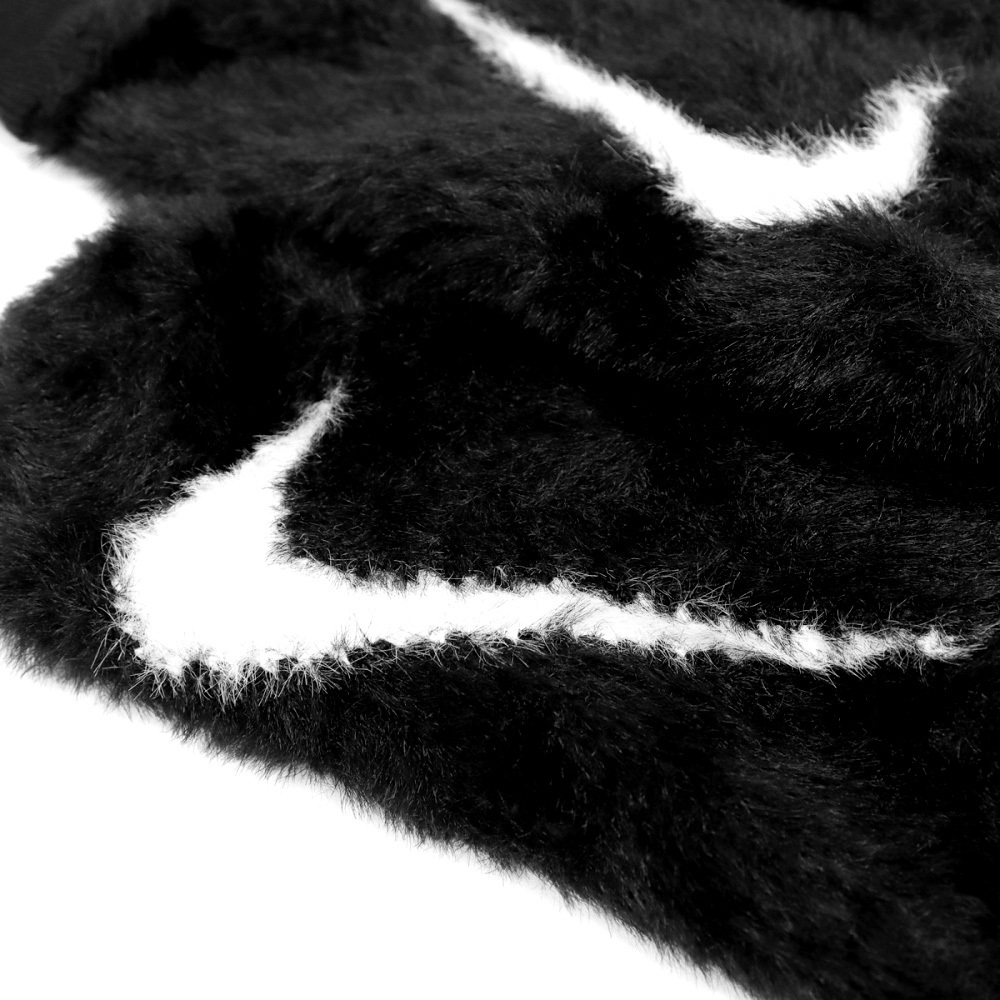 NIKE PLUSH KNIT 絨毛連指手套 保暖手套 連指手套 簡約 時尚 防寒 保暖 毛絨 針織 舒適 溫暖 黑, , large