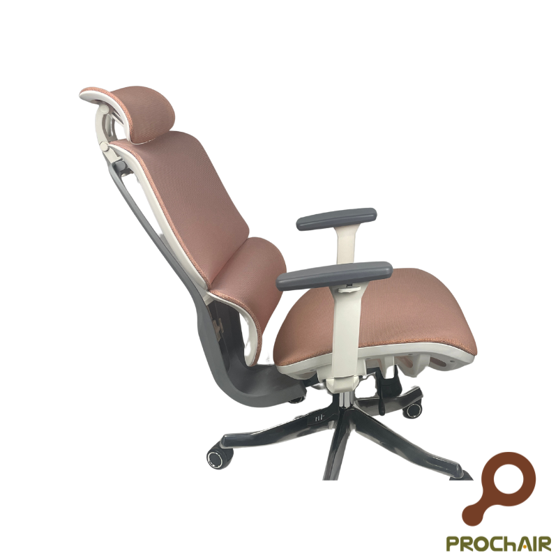 Orange ergonomic chair, , large