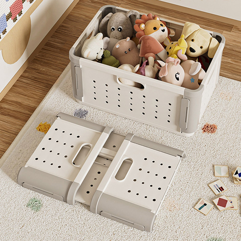 【AOTTO】多功能拆卸隔板折疊收納籃(AL-013)