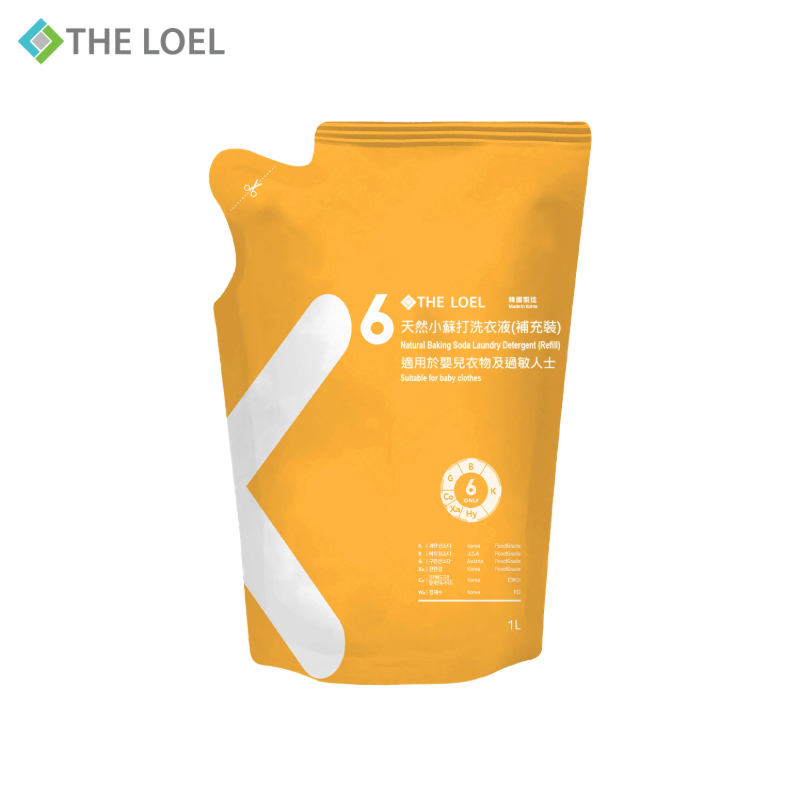 〔得來亞〕THE LOEL 超值優惠-洗衣組合包1000ml【抗菌天然小蘇打洗衣液(補充裝) +天然檸檬酸衣物柔順劑 (青檸味補充裝)】/ 韓國製造, , large