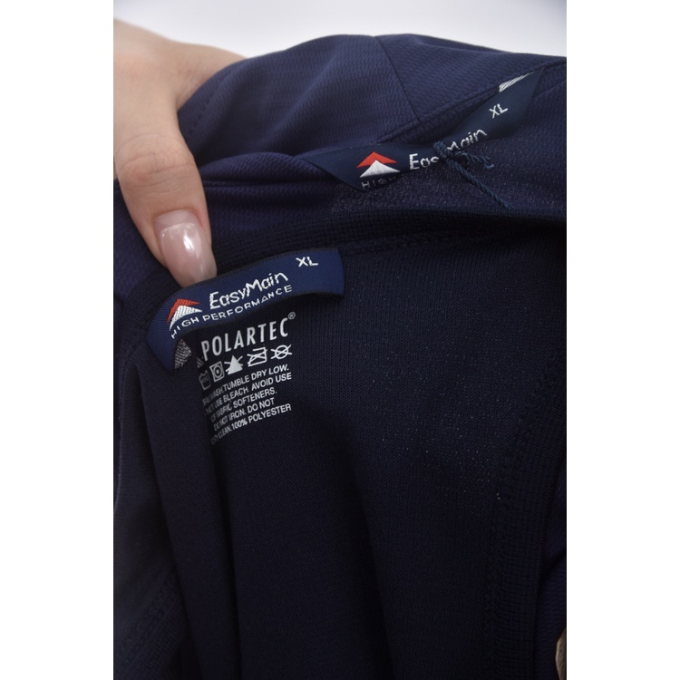 (XL) easy main兩件式藍色長袖上衣二手衣, , large