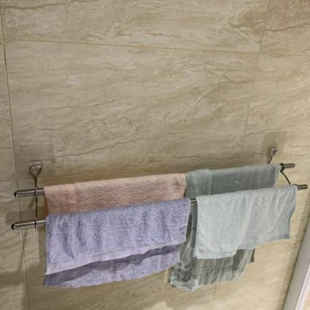 [Beargood sticker] 60cm Double Towel Bar (304 Stainless Steel), , large