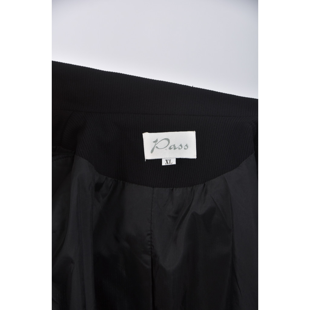 (L) pass素面黑色外套二手衣, , large