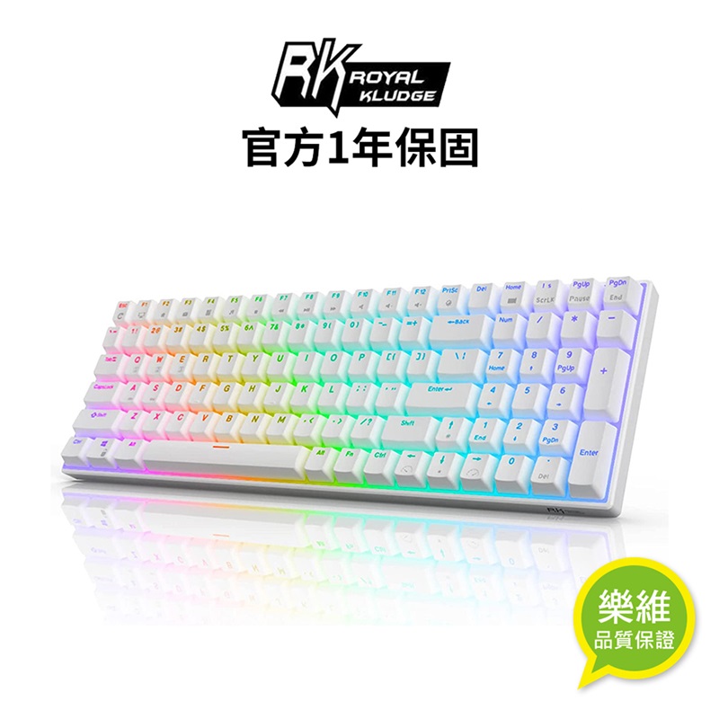 RK 100 key RGB Mechanical Keyboard ( red switches ), , large