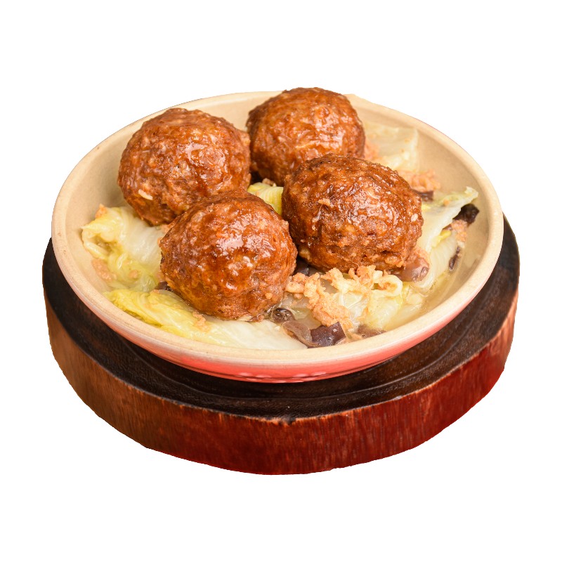 Braised meatballwith cabbage, , large